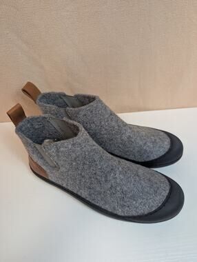 Greys Wool Outdoors Slipper Boot Men's Size 11 Gray Made in Portugal (1155)